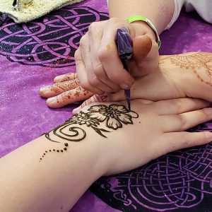 Henna Art - Ceili at the Roundhouse Celtic Festival