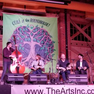 Realta & Ingmar playing together at the Ceili at the Roundhouse Celtic Festival