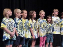 MAT Camp students performing during an evening concert