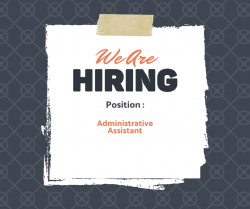 Admin Assistant Position Open