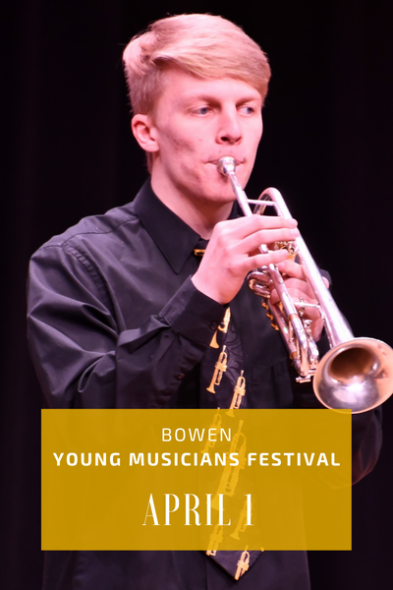 The 2023 Bowen Young Musicians Festival will be held April 1